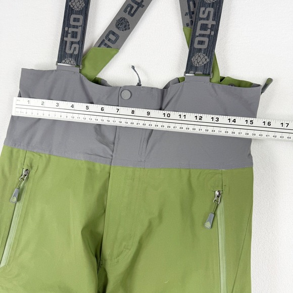 Stio Environ Snow Ski Bib Mens S Pine Green Waterproof Dermizax 221102-421-S NEW - Picture 8 of 16